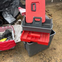 Tool Tote With Section Storage 