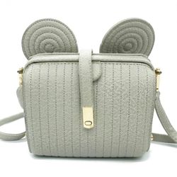 New Cute Mickey Messenger Gray Bag