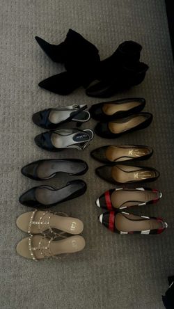 Eight Pairs Of Shoes/Boots 7 1/2