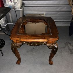 Wooden End Table