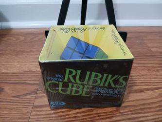 Vintage 1980 Ideal Rubiks Cube Original Sealed New in Shrink Wrap Retro Toy 80s