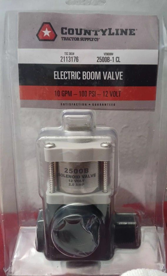 Electric Boom Valve (3/4 in. Female NPT x 3/4 in. Male)