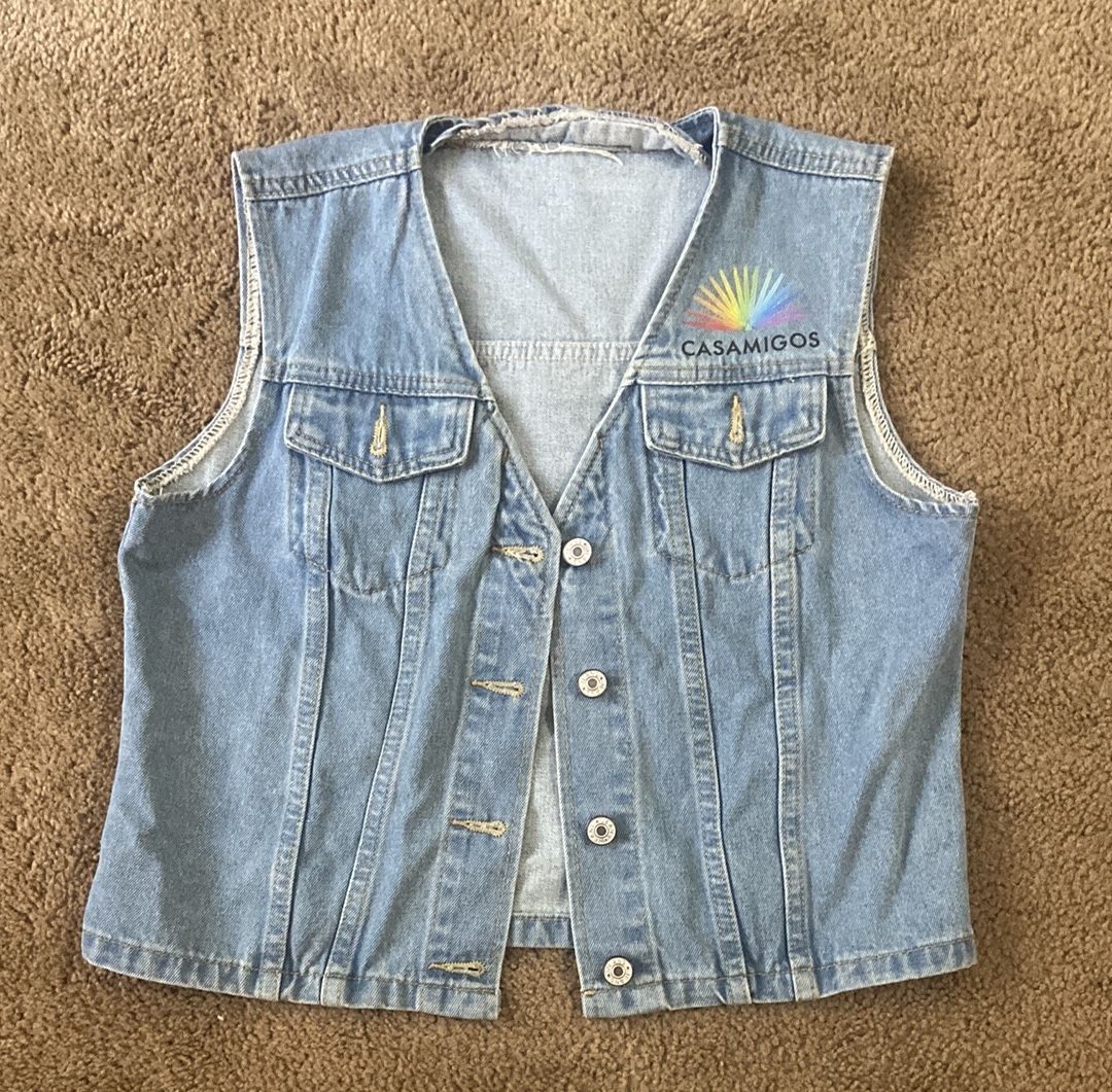 Casamigos Denim Vest 🌈