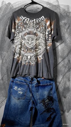Affliction Graphic T-Shirt de hardy pants
