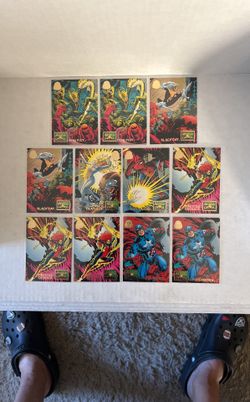 1994 Fleer Marvel Universe Maximum Carnage Lot Of 11 Cards