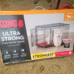 Kong Medium Sized Dog Cage Crate Kennel 🐕 See Box For Measurements 
