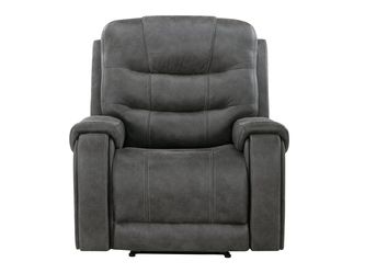 Oberon Dark Gray Reclining Chair