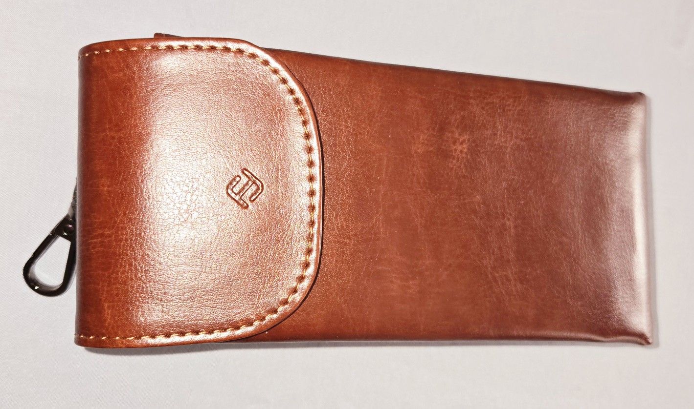 Leather Double Eyeglass Case