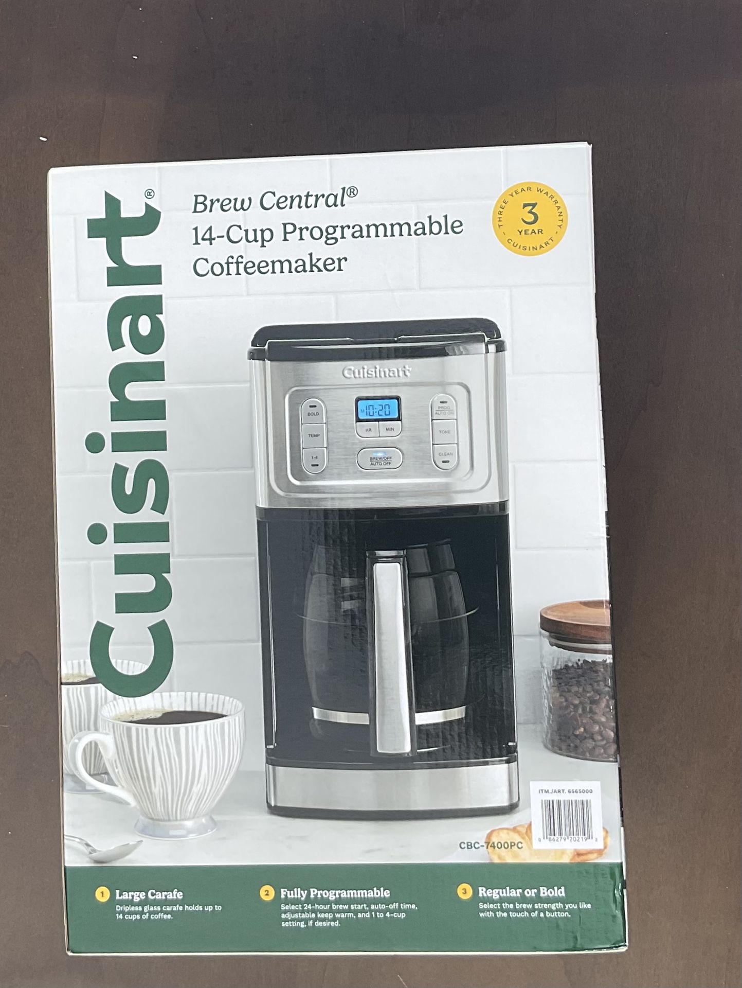 COFFEE MAKER 14 CUP CUISINART AUTO PROGRAMABLE