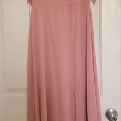 Size 2- Desert Rose Bridesmaid Dress
