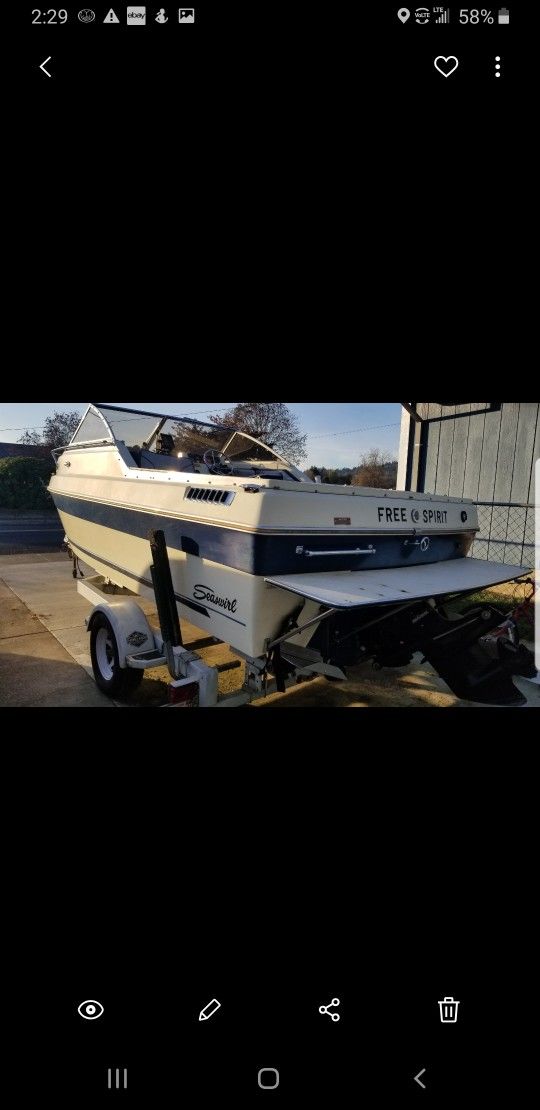 1986 seaswirl topaz cuddy cabin for Sale in Longview, WA OfferUp