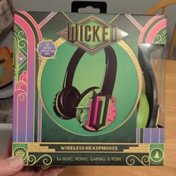 NEW Wicked Wireless Headphones with built-in microphone and Bluetooth connectivity