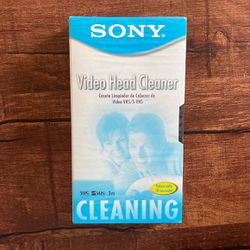 Sony. Video Head Cleaner