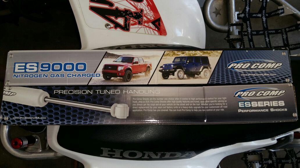 I have 2 new pro comp E9000 shocks