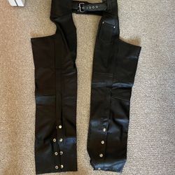 Leather Riding Chaps