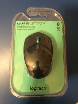 Logitech M535 Bluetooth Mouse – Compact Wireless Mouse with 10 Month Battery Life works with Bluetooth Enabled Computer, Laptop or Tablet