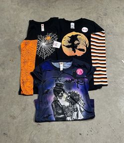 Halloween Graphic Shirts Bundle – Set of 4