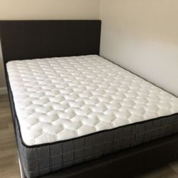 Size Queen Mattress And Bed Frame. New 