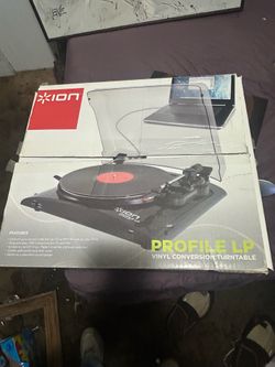 ION PROFILE LP VINYL CONVERSION TURNTABLE