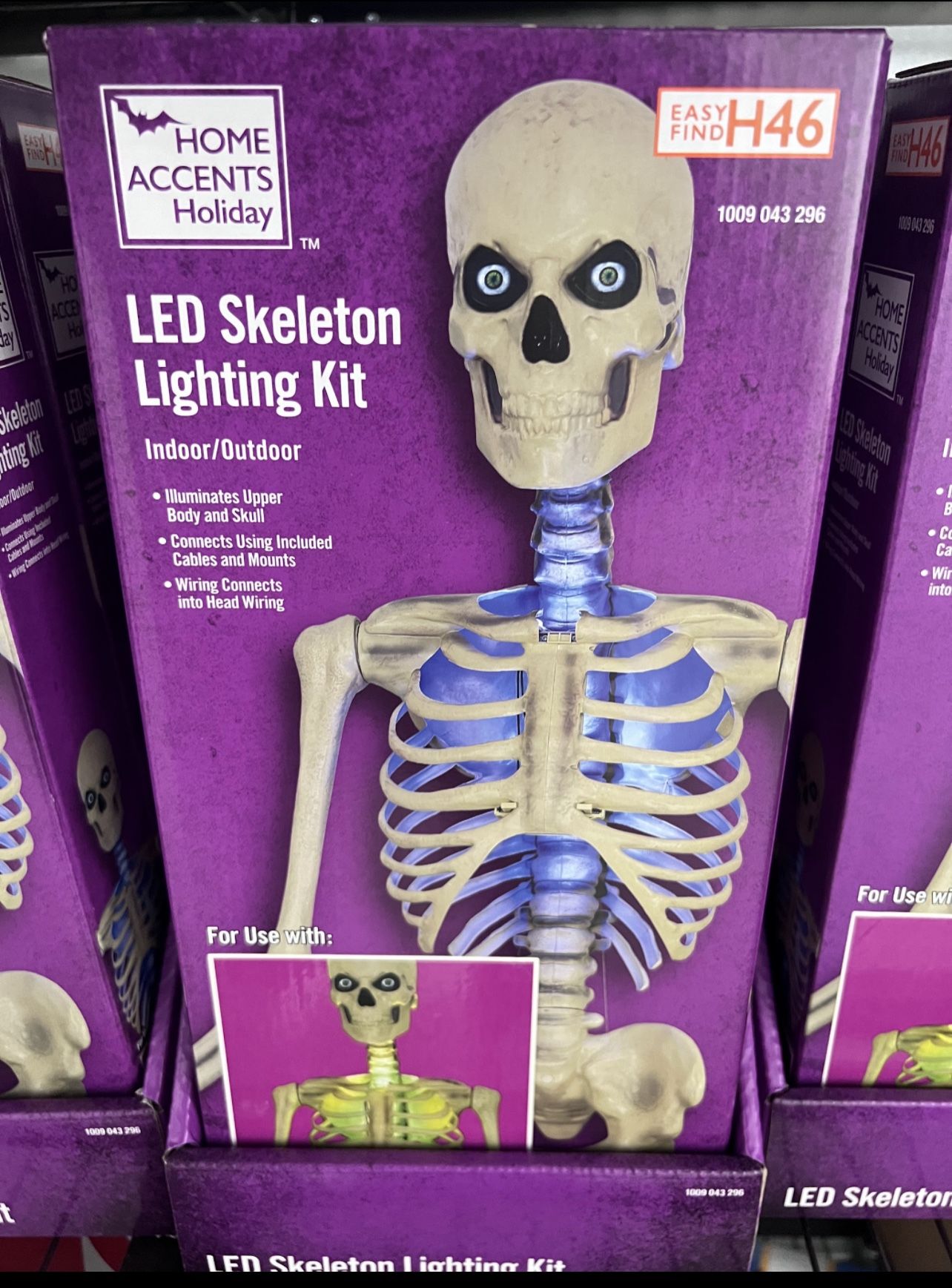 12 Ft Skeleton LED Lighting Kit Home Depot Accents Holiday Halloween for Sale in Murrieta, CA