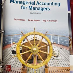 Managerial Accounting For Managers MC GRAW HILL