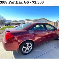 2008 Pontiac G6