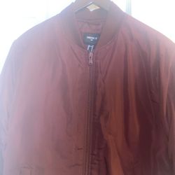 Mens Bomber Jacket Sz M (Forever 21)