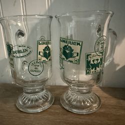 Vintage Anchor Hocking Irish Crème coffee mugs