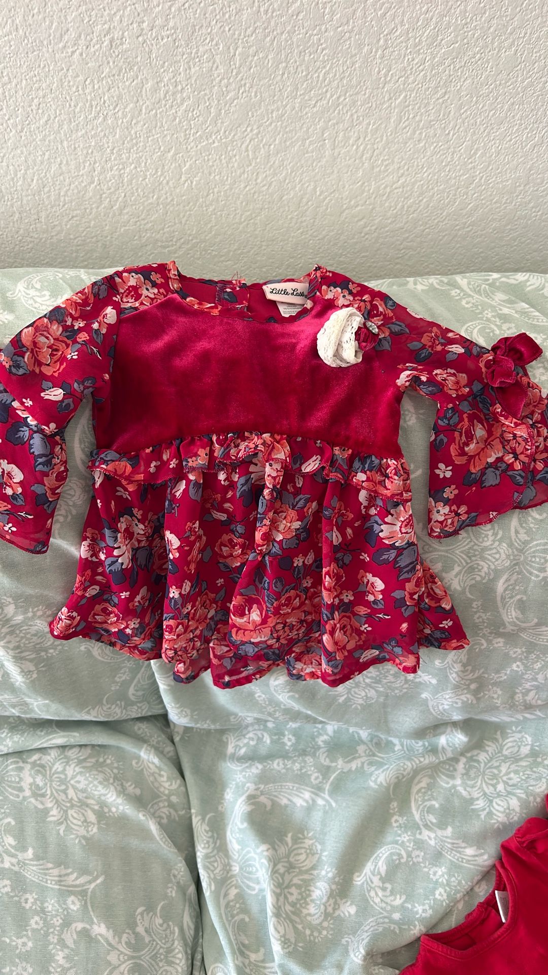Fushia Floral Dress 