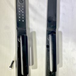 Fingerprint Door Lock, TUYA APP Control Smart Lock Electronic Door Lock with Code Passcode Biometric Door Handle, IC Card Key Unlock