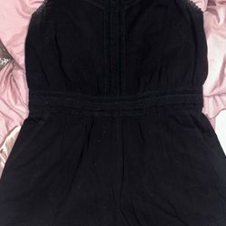 Ann Taylor LOFT Black Romper 