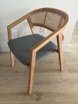 Set of 4 Modern Wood Chairs/ Rattan Chairs/ Dining Chairs/ Living Room Chairs/ Office Chairs/ Accent Chair
