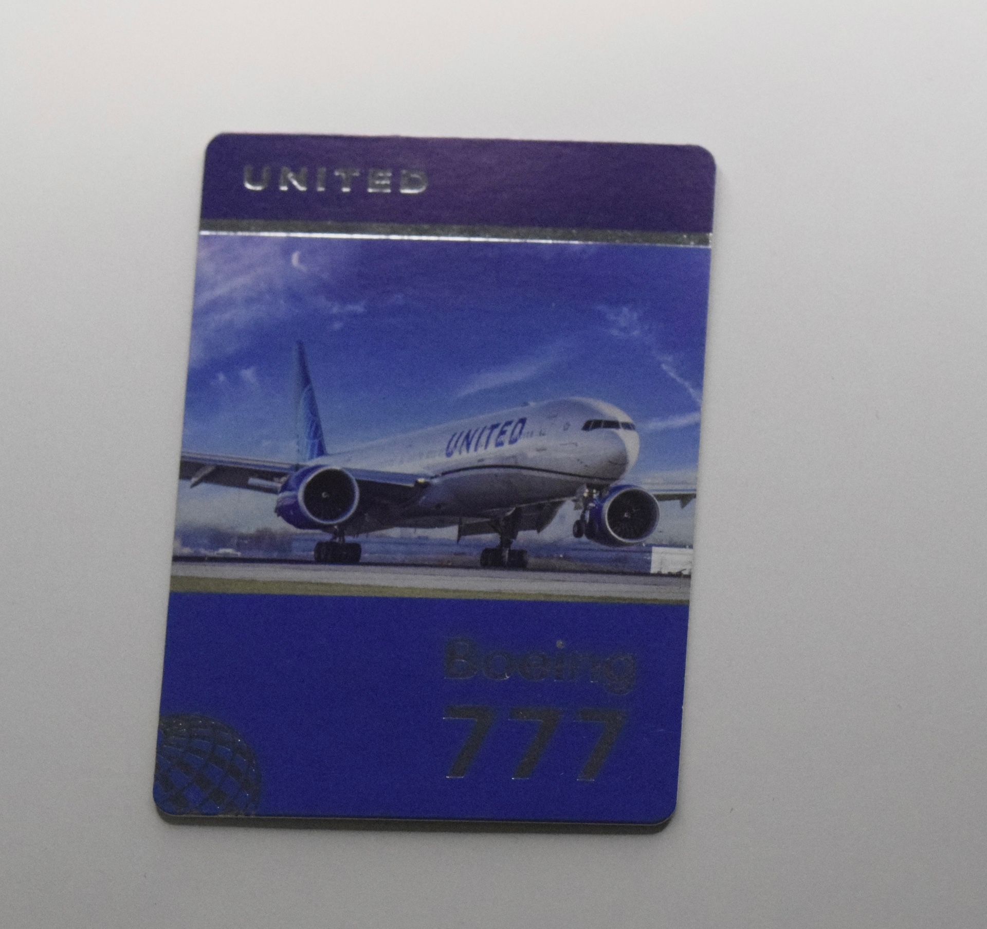 United Airline Collection Card 