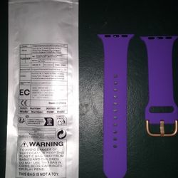 New Women's Purple Silicone Smart Watch Band. Cash 