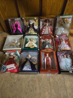 Barbie collection - 12 included all NIBNO