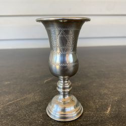 Vintage ESCO Sterling Silver Kiddush Cup / Goblet