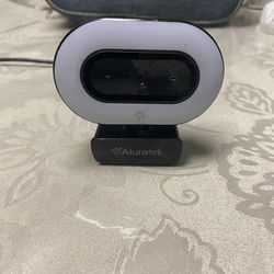 Aluratek 1080 HD Webcam With Ring light 