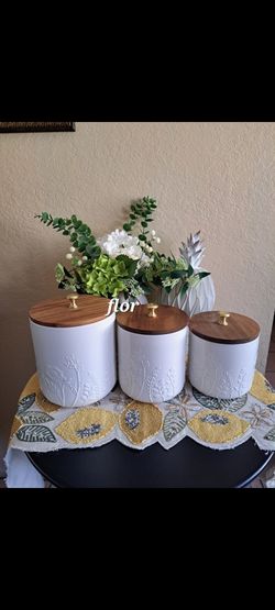 JUEGO DE TRES BOTES WILDFLOWER PRINCESS HOUSE GRANDE MEDIANO Y CHICO 🌹 🌷