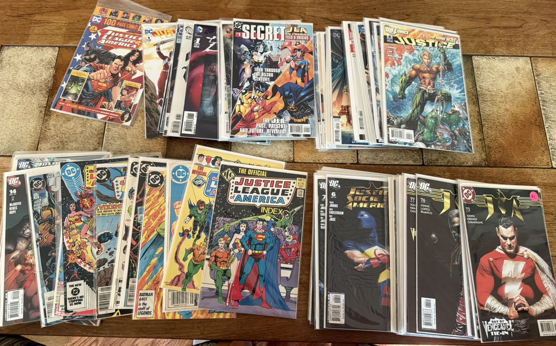 Large Lot Justice League Comics - 90 Books