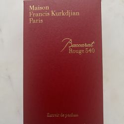 Baccarat Rouge 540 