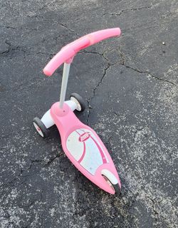 Pink Radio Flyer Push Scooter