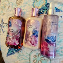 Brand New Bath And Body Works Enchanted Set