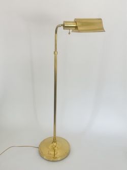 MCM brass pharmacy floor lamp