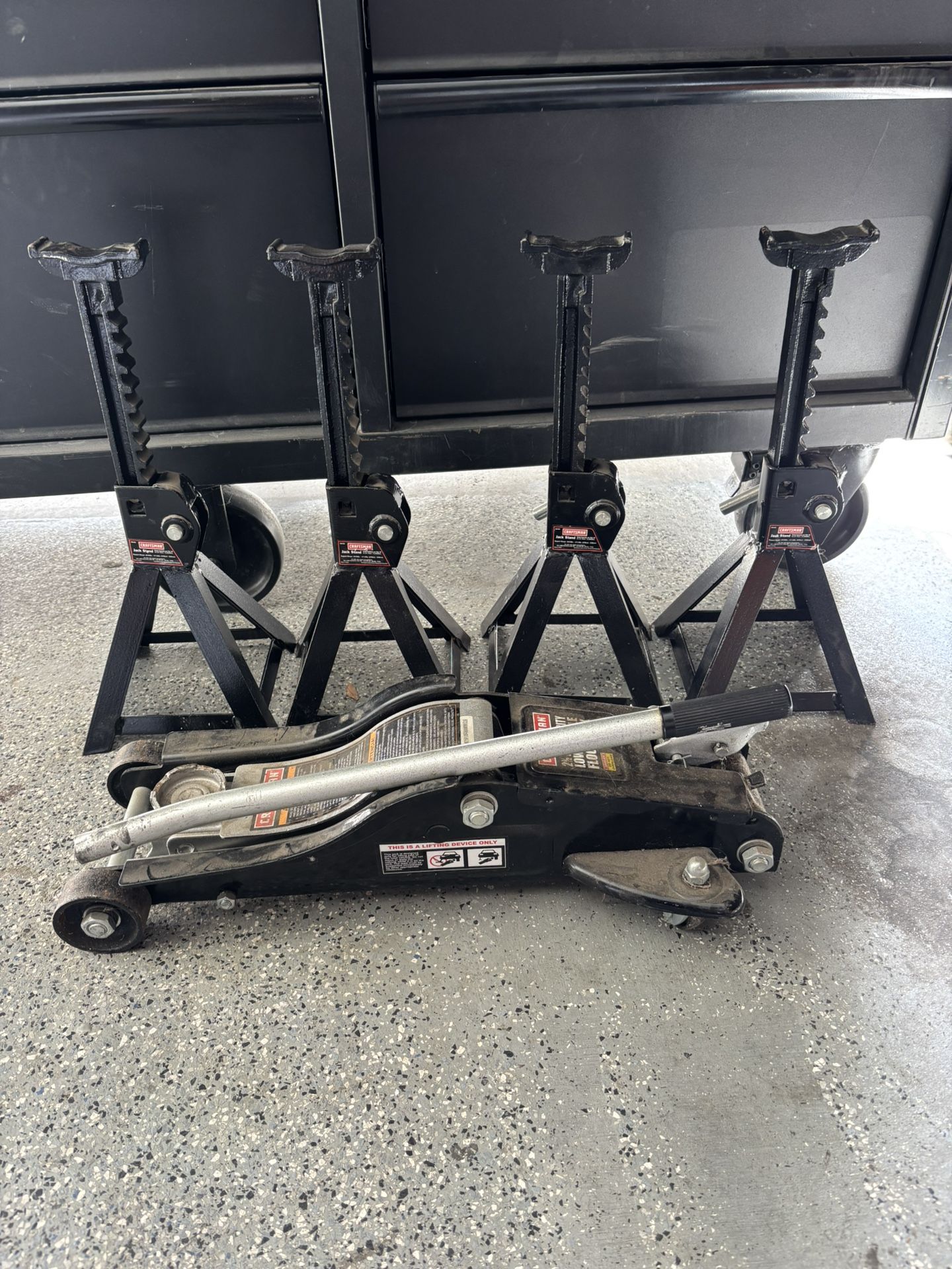 Craftsman Floor Jack and Jack Stands