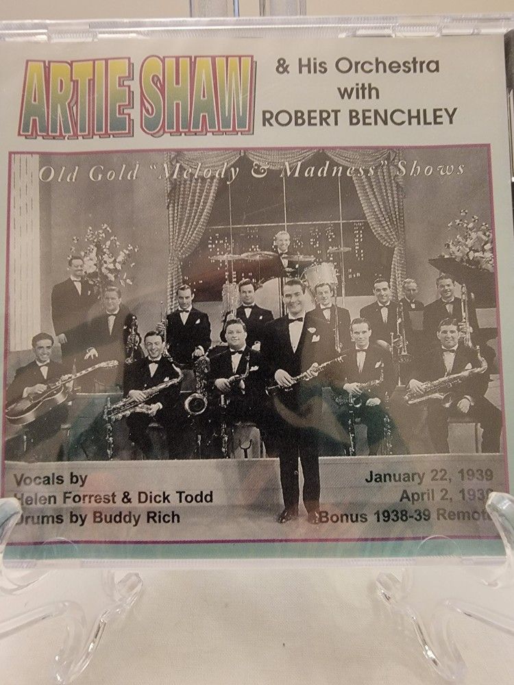 New Sealed CD - ARTIE SHAW - & His Orchestra Melody & Madness Show w/Buddy Rich