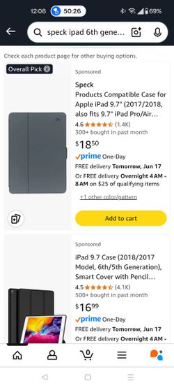 6 Gen iPad Case $10