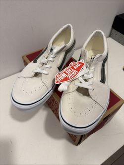 VANS Sk8- Low Utility Pop Blanc de Blanc Khaki 11.5