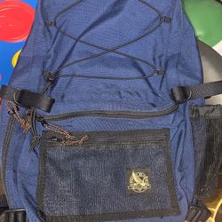 Vintage Eddie Bauer Backpack Blue/Gray/Black $10