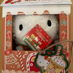 Hello Kitty Holiday Hugger Pillow & Ornament - Perfect For Christmas Gift!