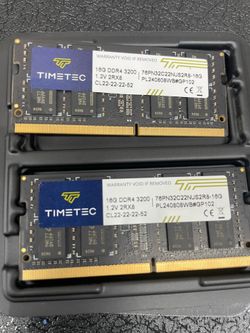 2x16GB DDR4 SODIMM RAM (laptops)